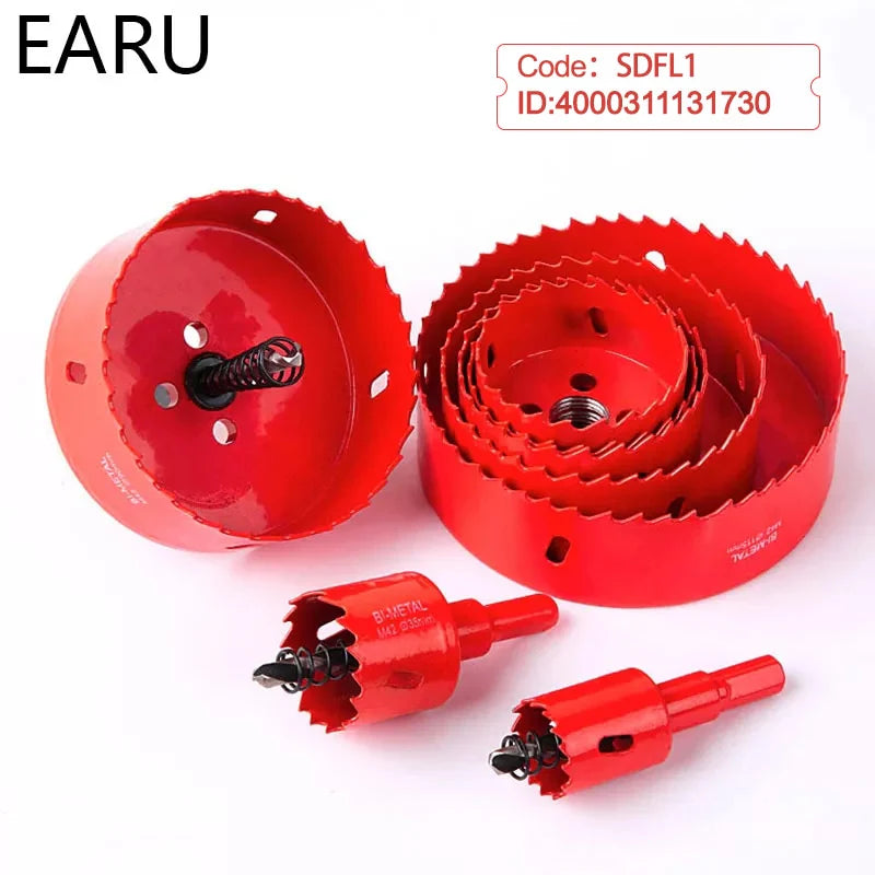 NZ Stock 15-55mm Bi-Metal Wood Hole Saw Drill Bit Core Cutter for Woodworking