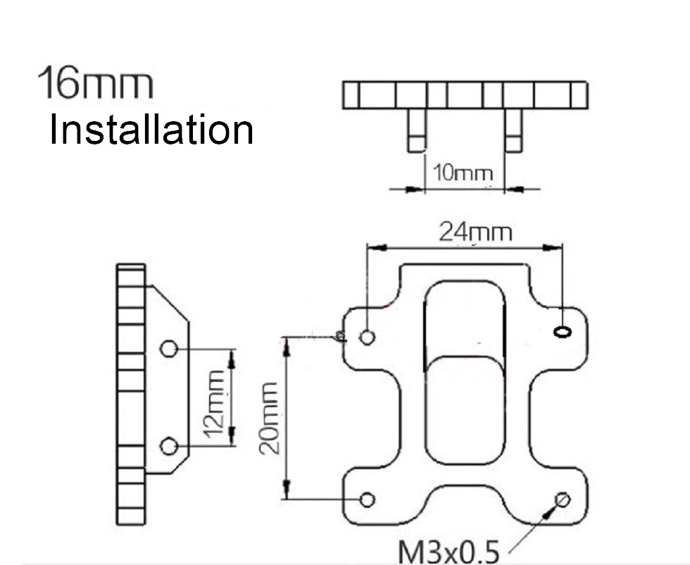 20 Degree Tilt Landing Gear Fixed Base Tripod  Connection Seat  f RC FPV Quadcopter UAV Plant Protection DIY - KiwisLove