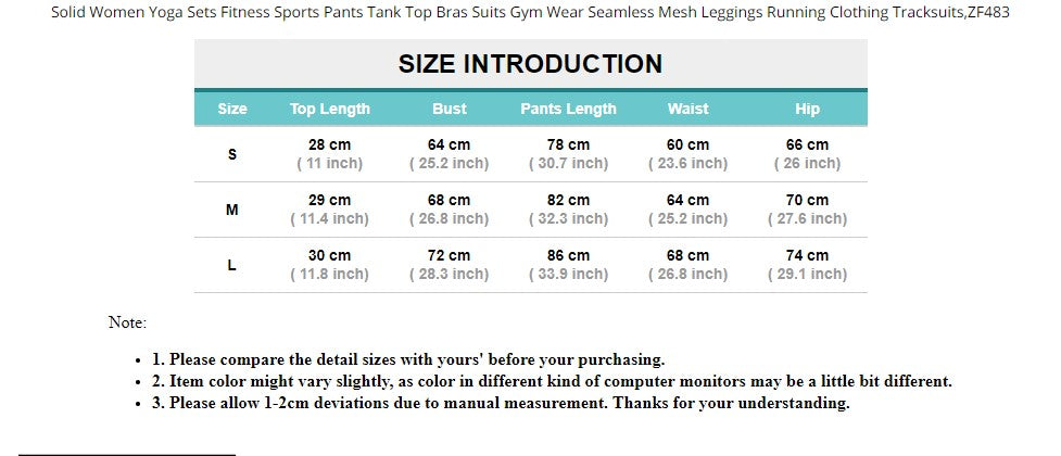 Solid Women Yoga Sets Fitness Pants Tank Top Bras Suits Gym Seamless Mesh Leggings Running - KiwisLove