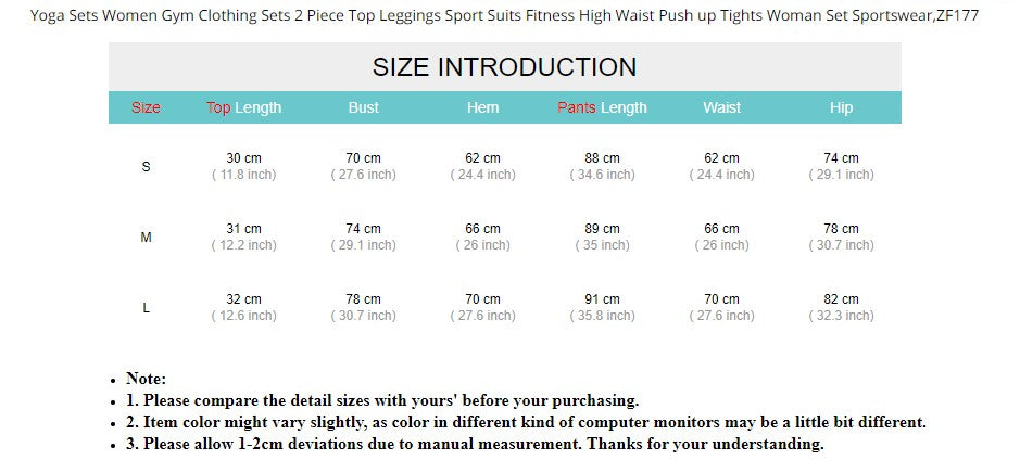 Yoga Set Women Gym Fitness Top Leggings High Waist Woman Workout Tracksuit - KiwisLove