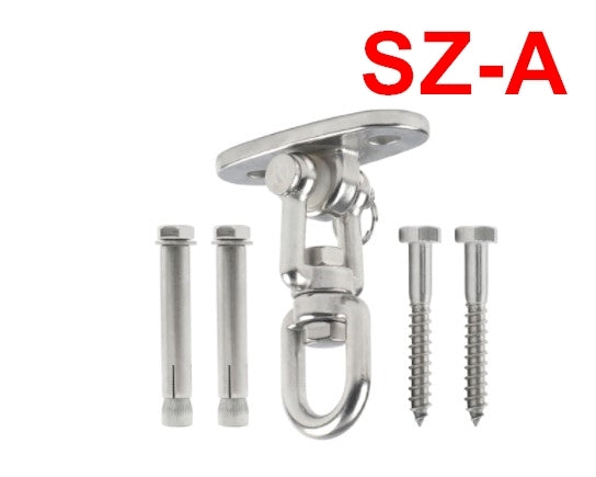 SUS304 Rotary Swing Fixed Plate Heavy Duty Swing Hangers Sets Yoga Hanging Chair - KiwisLove