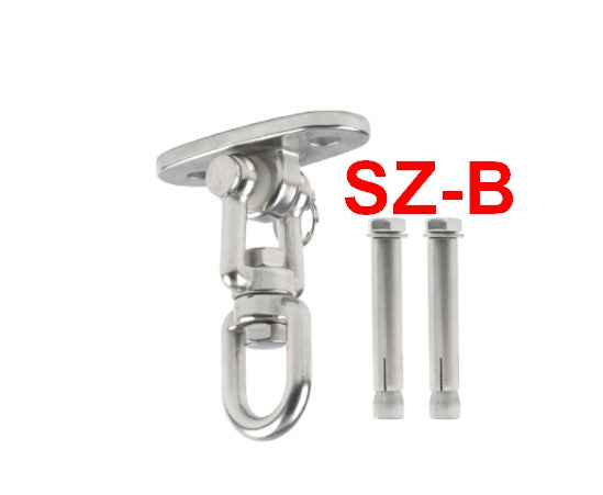 SUS304 Rotary Swing Fixed Plate Heavy Duty Swing Hangers Sets Yoga Hanging Chair - KiwisLove