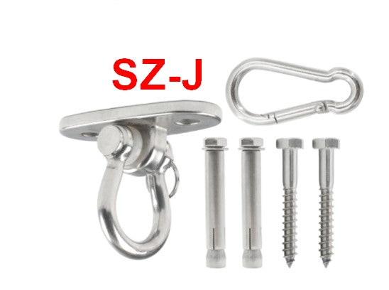 SUS304 Rotary Swing Fixed Plate Heavy Duty Swing Hangers Sets Yoga Hanging Chair - KiwisLove