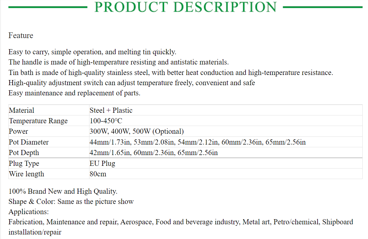 Portable Solder Pot Tin Melting Furnace Handheld - KiwisLove
