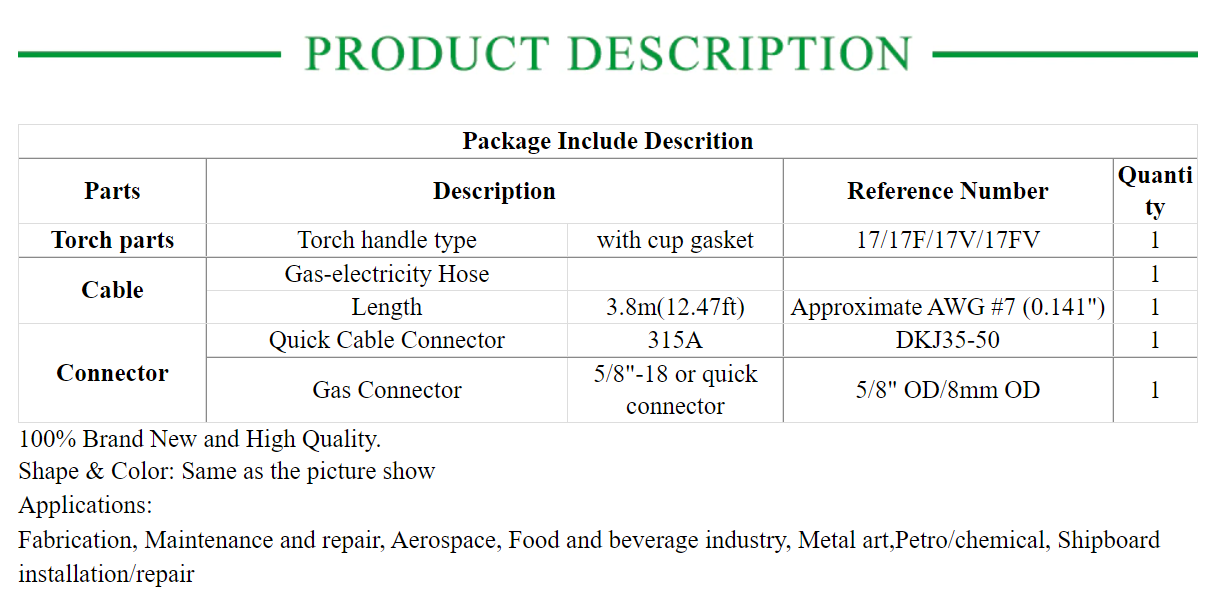 WP17 TIG Torch Gas-Electric Integrated Red Hose Cable - KiwisLove