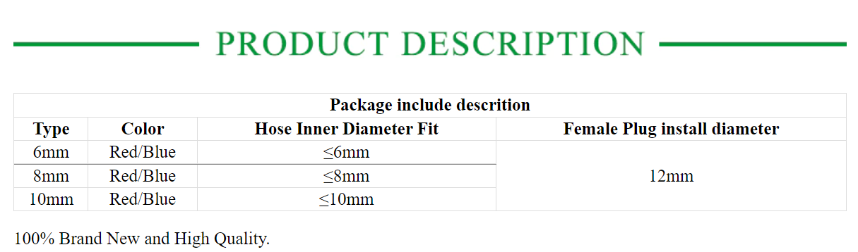 Water Air Cooled Gas Water Adapter Quick Connector - KiwisLove