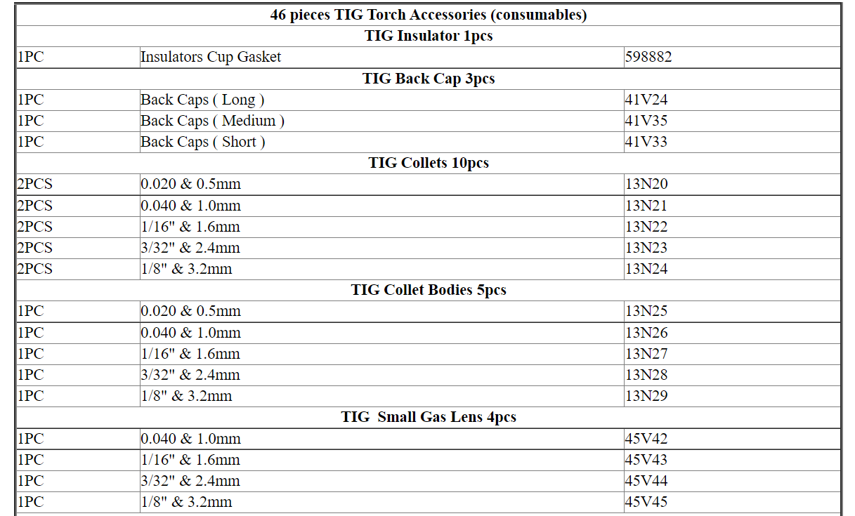 WP17 TIG Torch Body Air Cooled Head Rotatable 150 AMP - KiwisLove