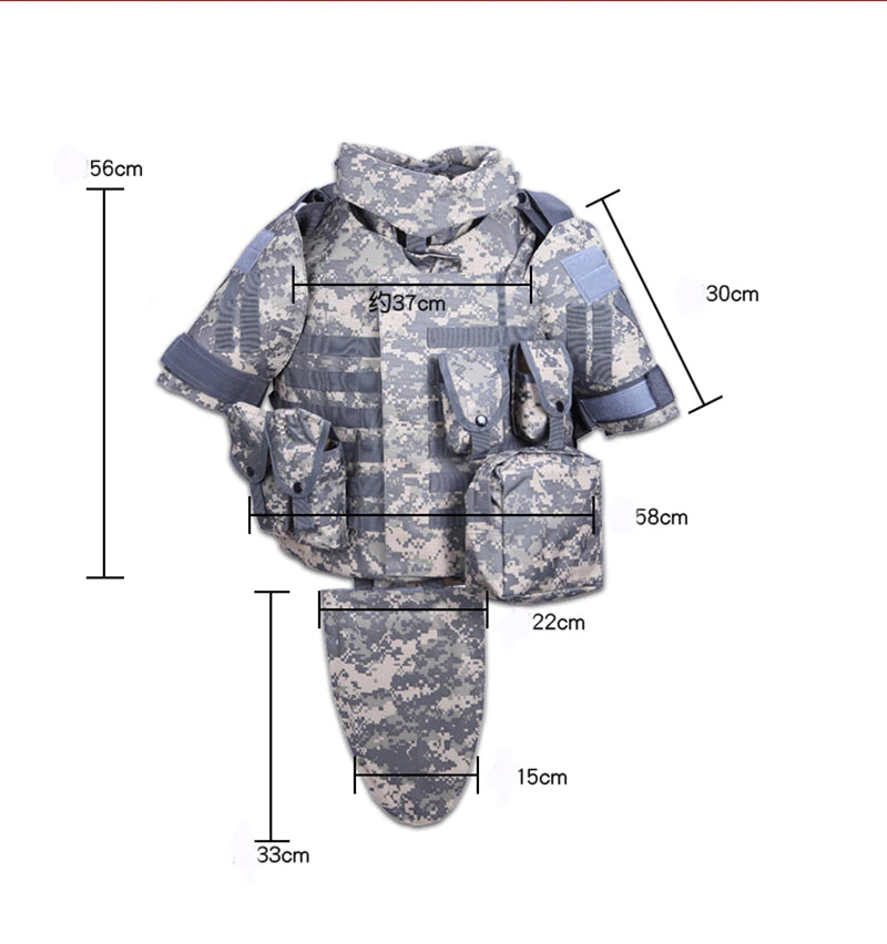 Tactical Military Police Security Safety Vest Protective Vest Interceptor OTV Portable CS - KiwisLove