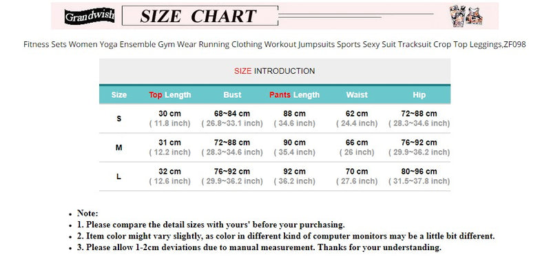 Size L Women Fitness Set Yoga Gym Running  Jumpsuits  Leggings Outfit Tracksuit - KiwisLove