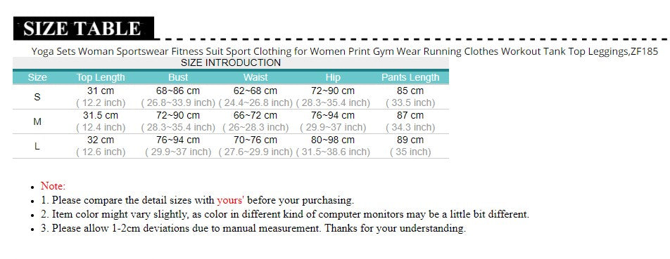 Size L Yoga Set Woman Sportswear Fitness Suit Gym  Running Workout - KiwisLove