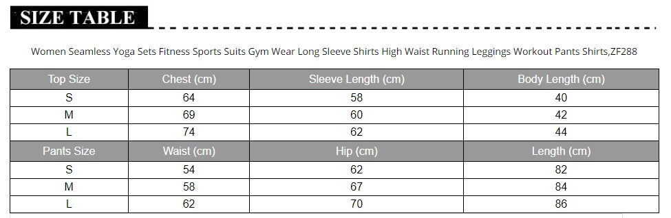 Women Seamless Yoga Sets Fitness Gym Wear Long Sleeve Shirts High Waist Running Leggings - KiwisLove
