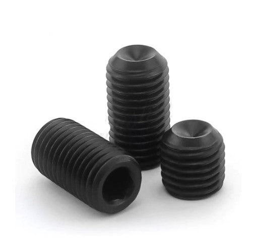 50 pcs alloy steel Grade 12.9 DIN916 high tensile cup point set grub screw - KiwisLove