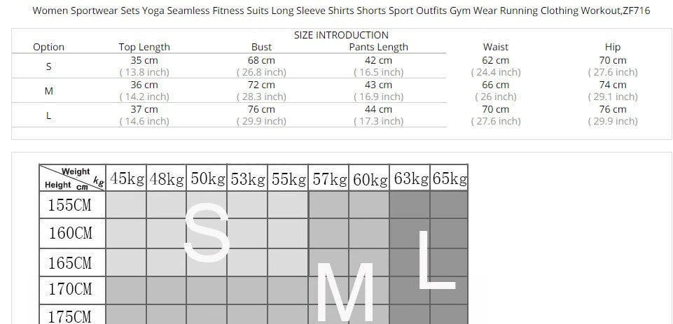 Women Sets Yoga Seamless Fitness Suits Long Sleeve Shirts Shorts Gym Wear Running - KiwisLove