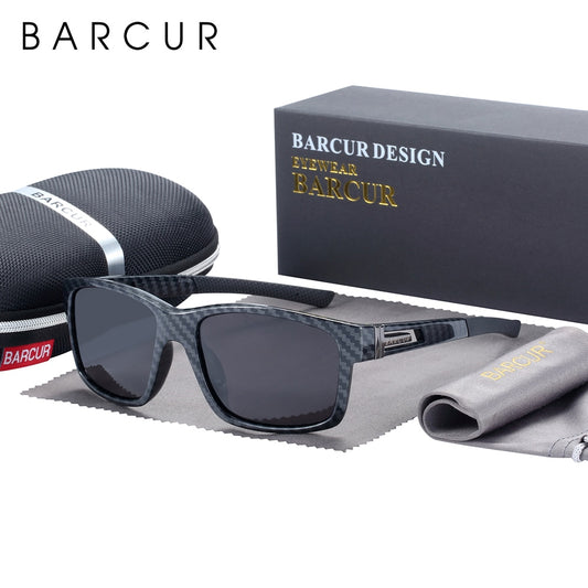 BARCUR TR90 Sunglasses Men Light Weight Drving Hiking Sporting Sun Glasses for Women Eyewear Oculos Accessory - KiwisLove