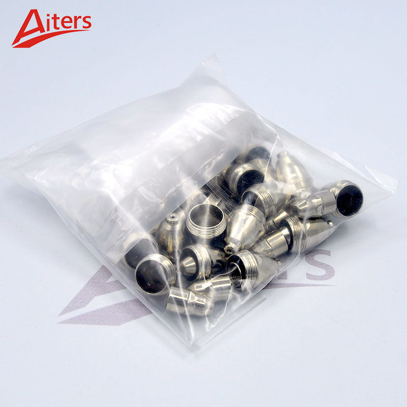 45PCS Air Plasma P80 Consumables Accessories Electrodes Nozzle and Ceramic Shield Cup 60A 80A 100A - KiwisLove