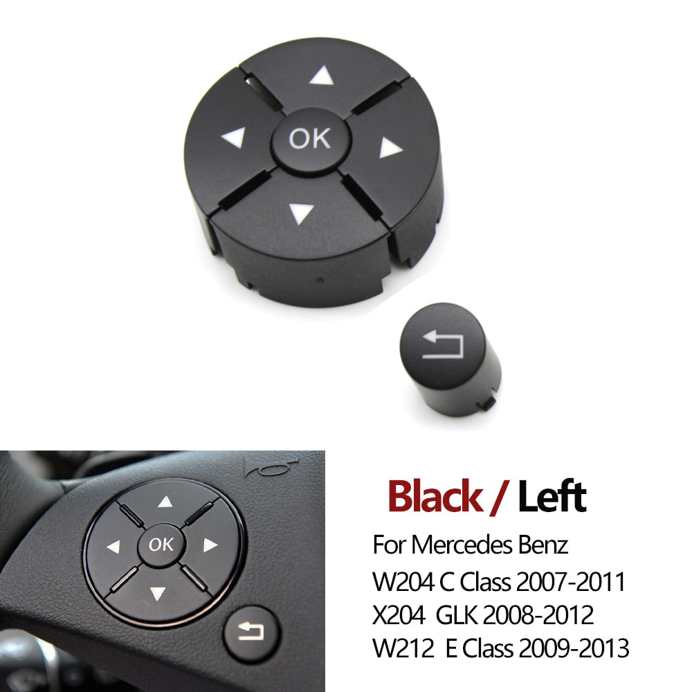 Car Interior Accessory Steering Wheel Control Switch Buttons Replacement For Mercedes Benz 204 C Class GLK X204 E Class W212 - KiwisLove
