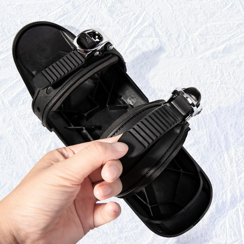 COPOZZ Winter Ski Skates Mini Portable Snow Shoes Adjustable Bindings Snow The Short Outdoor Travel Skiboard shoes - KiwisLove
