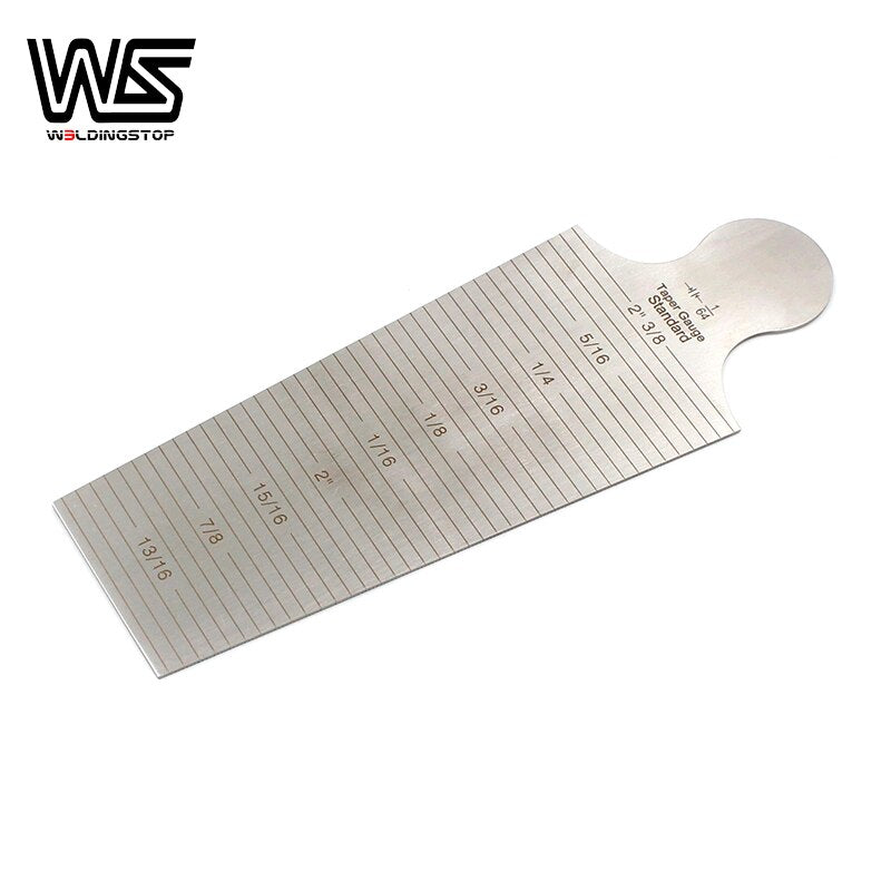 Welding Taper Gauge 45-60mm gap hole size inspection ulnar metric &amp; inch gage measuring tool - KiwisLove