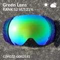 COPOZZ Magnetic Lenses for ski goggles GOG-2181 Lens Anti-fog UV400 Spherical Snow Ski glasses Snowboard goggles(Lens only) - KiwisLove