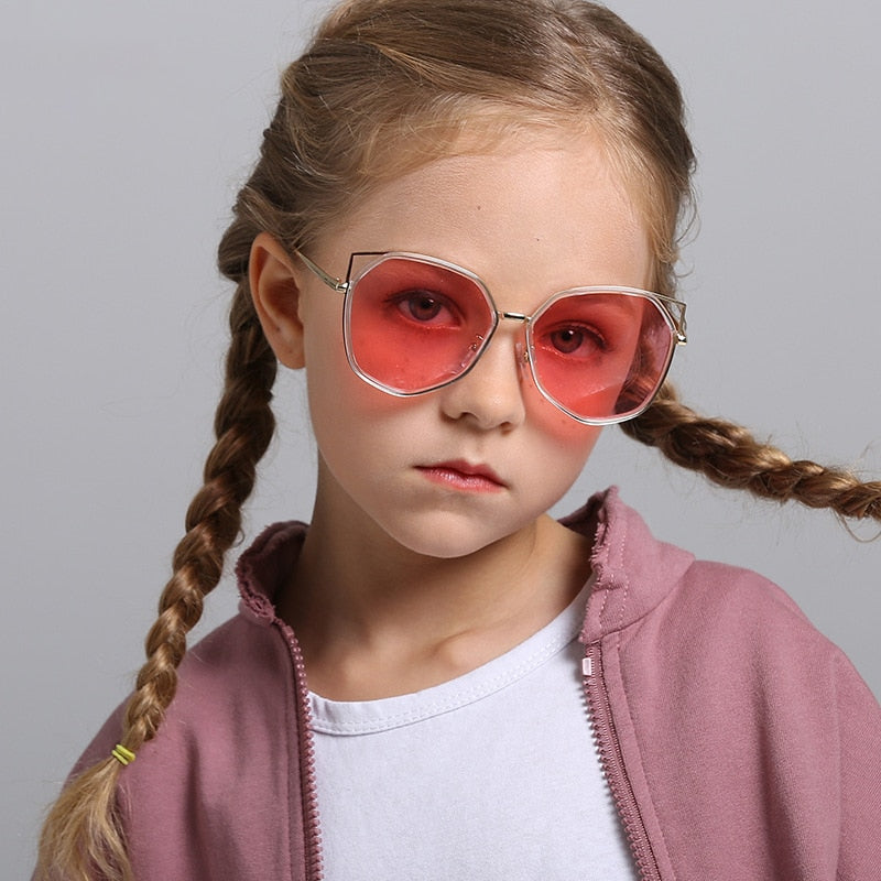 Fashion Children Polarized Sunglasses Alloy Vintage Unisex Riding Kids Boys Girls Sun Glasses Cool Outdoor Eyewear UV400 3058 - KiwisLove