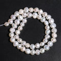 4-8mm Fine Natural Pearl Beads White Freshwater Pearl Punch Beads for DIY Craft Bracelet Necklace Jewelry Making 15&#39;&#39;inches - KiwisLove