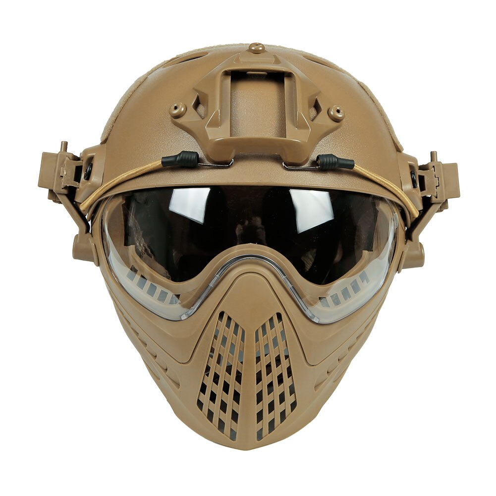 Tactical Helmet Military Airsoft Full Face Protection Helmet for Motorcycle Cycling Hunting Riding Outdoor Activities - KiwisLove