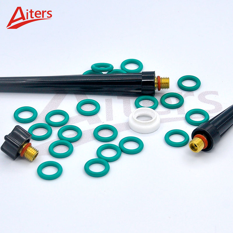 TIG Pyrex Glass Cup 39PCS kit for WP9/20/25 Small Gas Lens Back Cap and O-rings Welding torch Accessories - KiwisLove