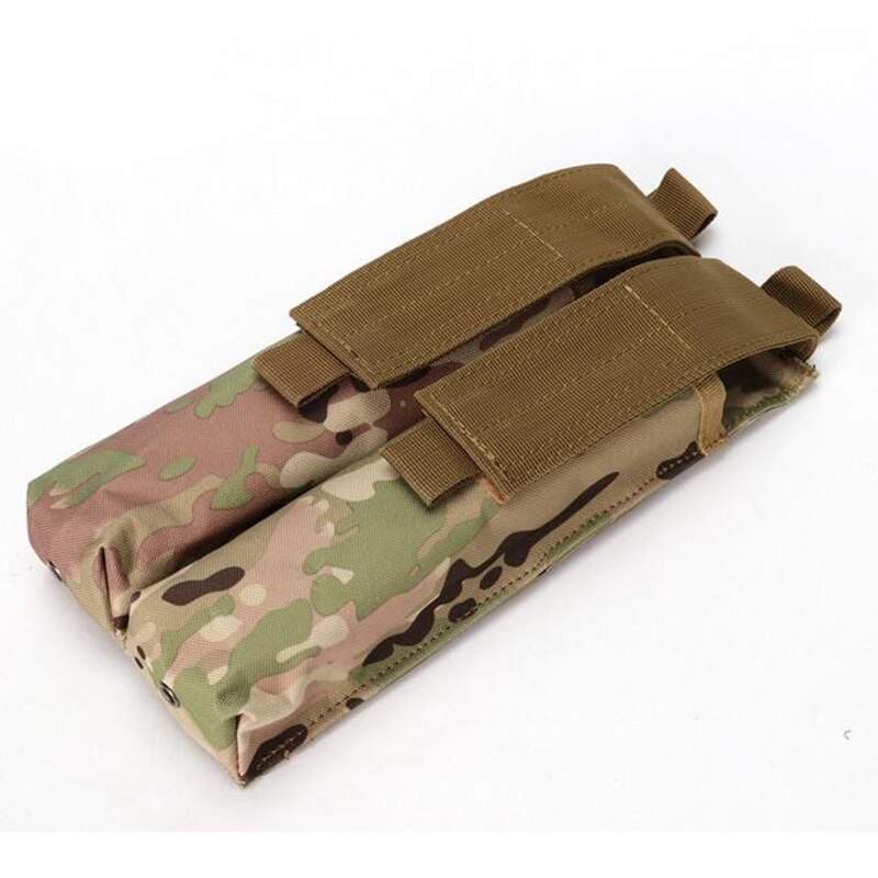 Airsoft Molle Double P90/UMP Military Magazine Pouch Coyote Tactical TAN BK CP ACU OD Woodland Camo - KiwisLove
