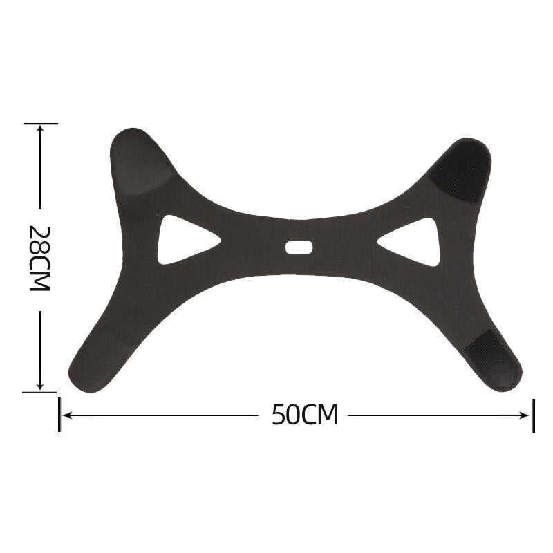 No Trace Anti Snore Stop Snoring Chin Strap Belt Anti Apnea Jaw Solution Sleep Support Apnea Belt Sleeping Care Tool Face Lift - KiwisLove