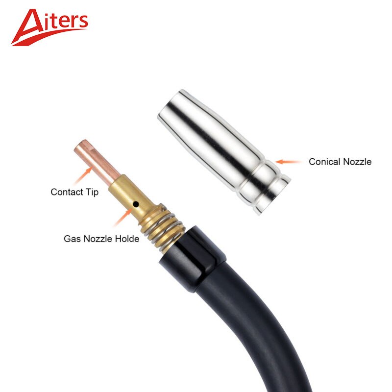 20PCS 15AK Contact Tips 0.6 0.8 1.0 1.2mm Welding Torch Consumables for MIG 15AK accessories - KiwisLove