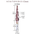 M35 5% Cobalt HSS Step Drill Bit HSS CO HSSCO High-Speed Steel Cone Hex Shank Metal Drill Bits Tool Set Hole Cutter For Stainles - KiwisLove