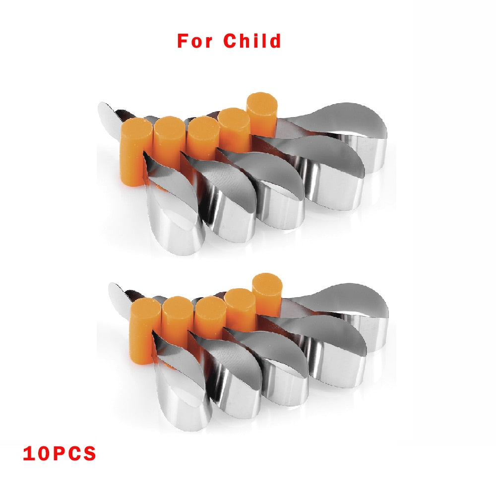 Dental Forming Sheet Orthodontic Sectional Contoured Metal Matrices Polyester Dentist Material for Adult/Child - KiwisLove