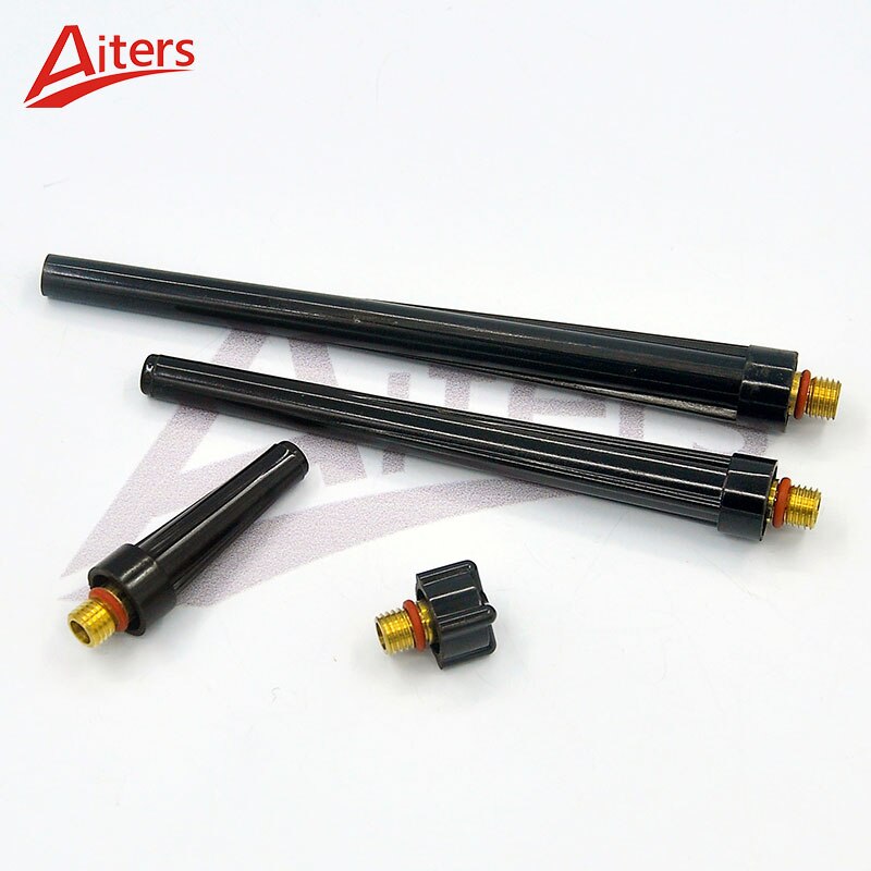 TIG Alumina Nozzle Cup Kit 53PCS Lengthened Back Cap and Collet Bodies Welding Accessories for WP9/20/25 - KiwisLove