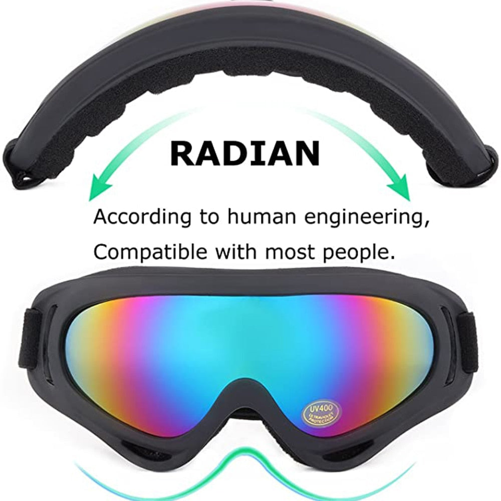 Professional snow Windproof X400 UV Protection Ski Glasses - KiwisLove