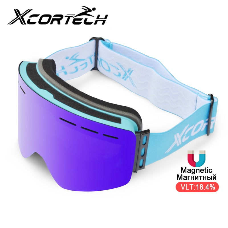 Ski Goggles Snowboard Snow Eyewear Anti-fog Big Ski Mask Glasses UV Protection - KiwisLove