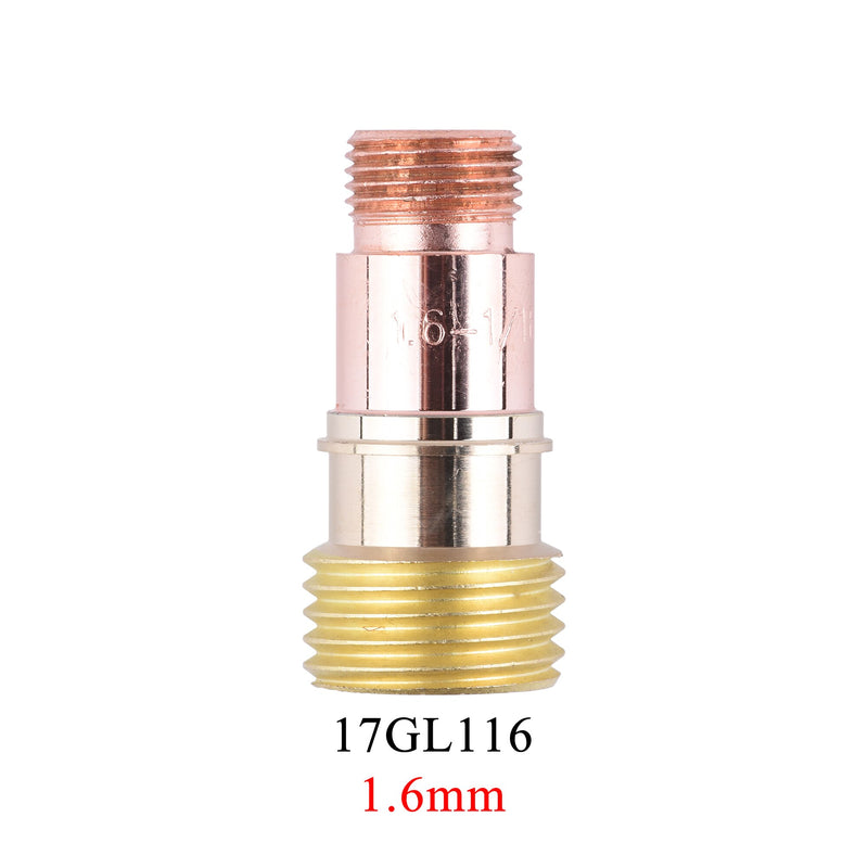 5/10Pcs 1.0/1.6/2.4/3.2mm TIG Stubby Gas Lens Collet Body 17GL040 17GL116 17GL332 17GL18 For TIG WP17/18/26 Welding Torch Kit - KiwisLove