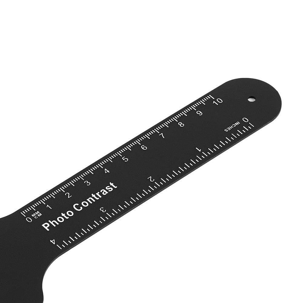 6 Pcs/Kit Dental Orthodontic Photographic Image Contrast Board Oral Cheek Black Plate Contrasters with Scale Mark Autoclavable - KiwisLove