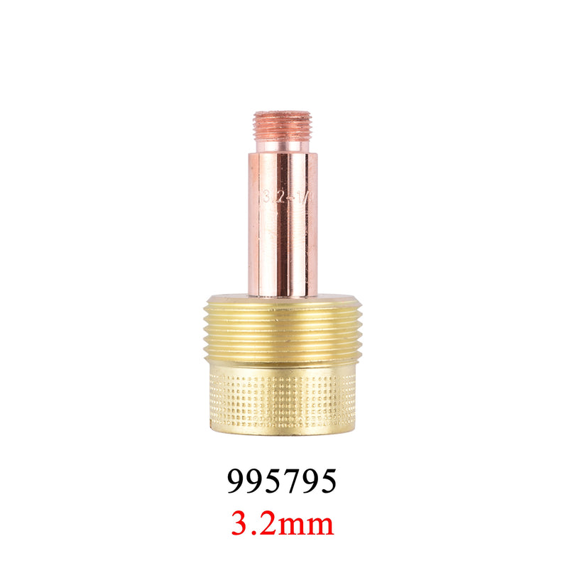 2/5Pcs 1.0/1.6/2.4/3.2/4.0mm Large Gas Lens Collet Body 45V0204 45V116 45V64 995795 45V63 For TIG WP17/18/26 Welding Torch Kit - KiwisLove