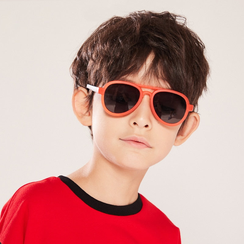 Baby Kids Sunglasses Polarized Fashion Sun Glasses Boy Girl Child Infant Sports Glasses TR90 UV400 Outdoor Eyewear 18042 - KiwisLove