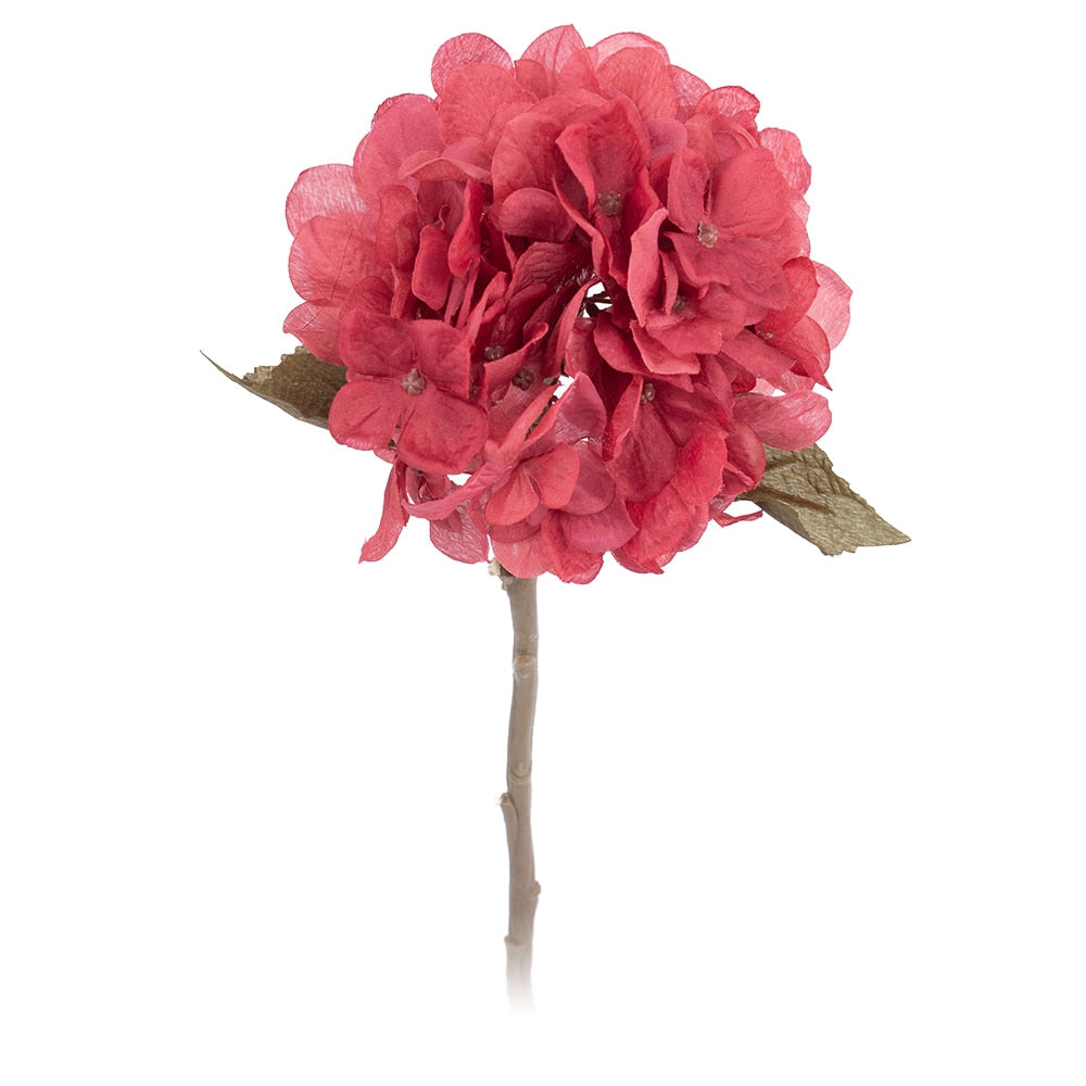 artificial flowers hydrangea branch home wedding decor autum silk plastic flower high quality fake flower party room decoration - KiwisLove