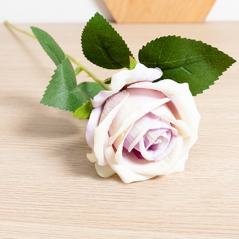 1pc/5pcs Romantic Artificial Flowers Silk Rose Long Branch Bouquet  Wedding Home Wreath Decor Fake Flowers Valentine&