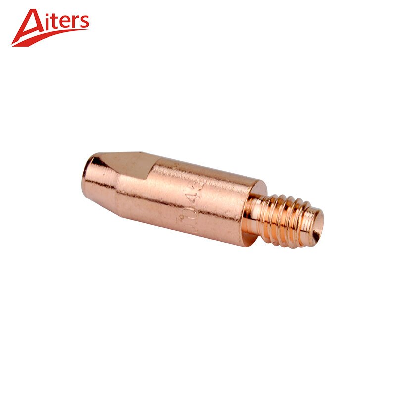 20CPS E-Cu CuCrZr Contact Tips for 23KD 24KD Consumables M6x28mm x0.6-1.2mm MIG Welding Torch Accessories E-Cu CuCrZr - KiwisLove