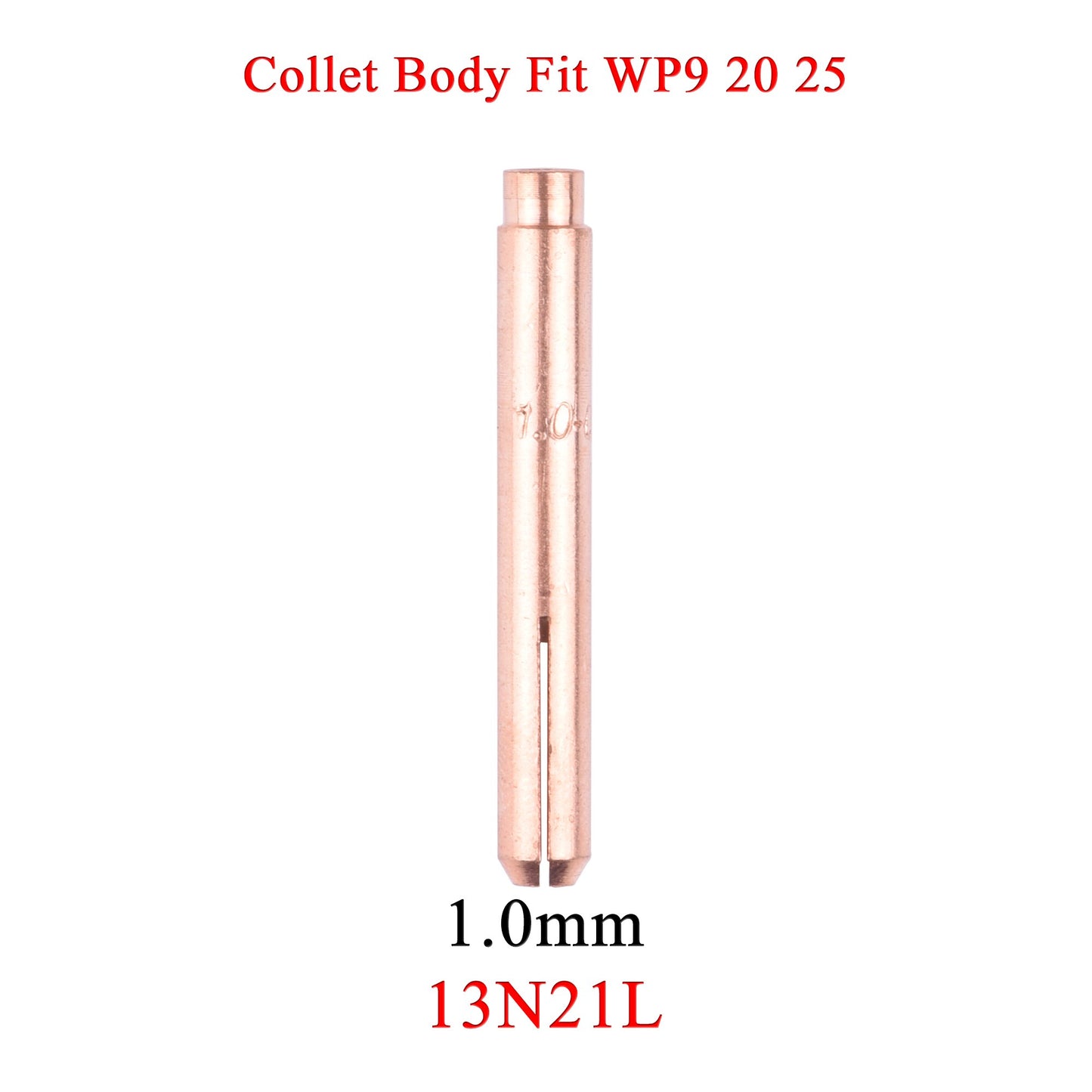 5/10Pcs 1.0/1.6/2.4/3.2mm TIG Collet 13N21 13N22 13N23 13N24 13N21L 13N22L 13N23L  13N24L For TIG WP9 20 25 Welding Torch - KiwisLove
