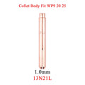 5/10Pcs 1.0/1.6/2.4/3.2mm TIG Collet 13N21 13N22 13N23 13N24 13N21L 13N22L 13N23L  13N24L For TIG WP9 20 25 Welding Torch - KiwisLove