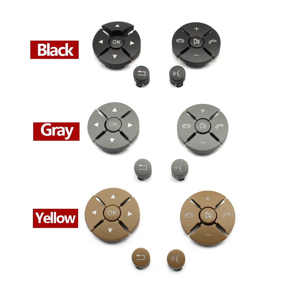 Car Steering Wheel Keys Control Button Cover Repair Kit For Mercedes Benz S CL Class W221 W216 S300 320 S400 S450 S500 - KiwisLove