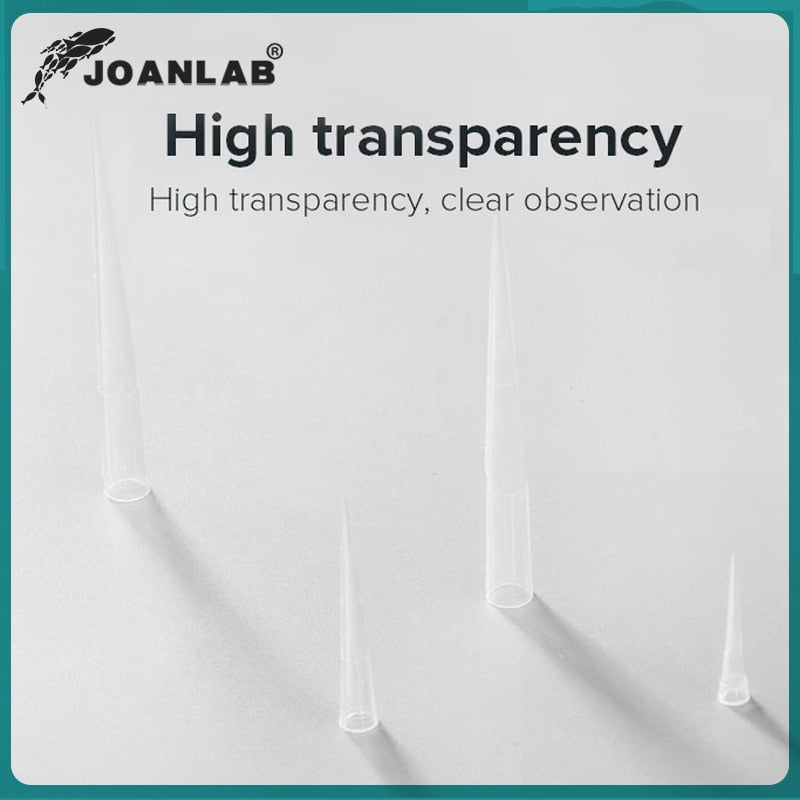 JOANLAB Laboratory Pipette Tips 10ul 200ul 1ml 5ml 10ml Micropipette Disposable Plastic Pipette Tip Lab Equipment Supplies - KiwisLove