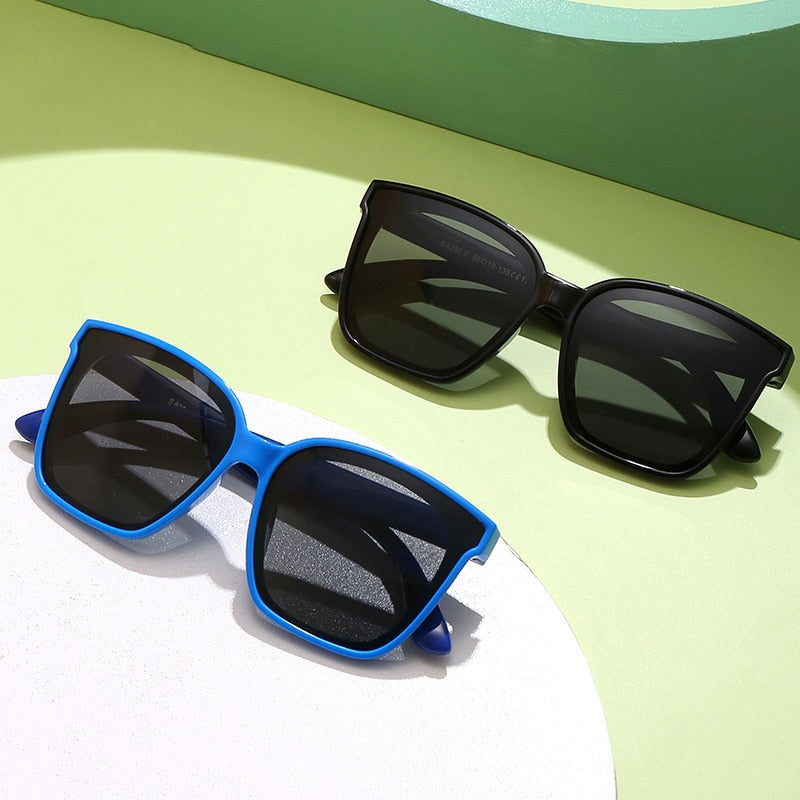 Fashion Children Sunglasses Polarized Lens Unisex Riding Kids Boys And Girls Glasses Sunglasses Cool Outdoor Eyewear UV400 8282 - KiwisLove