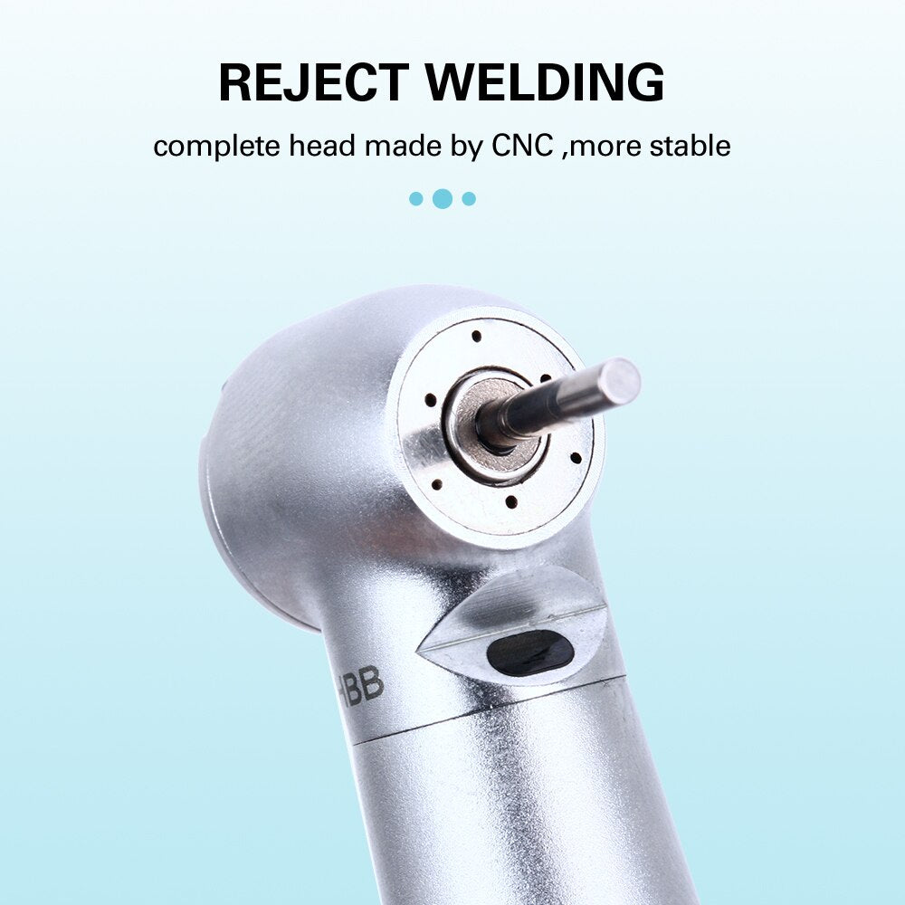 Dental LED Fiber Optic High Speed Push Button Handpiece 3 Way Spray 3 Air 6 hole Led Fiber Coupler - KiwisLove