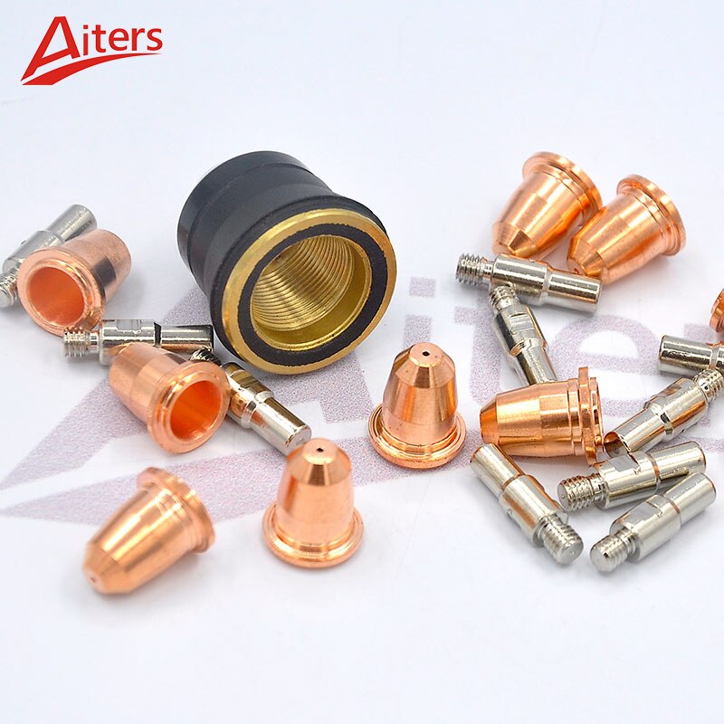 21PCS for S45 Torch with Shield 10PCS Nozzle Tips and 10PCS Electrode Air Plasma CUtting Torch Accessories - KiwisLove