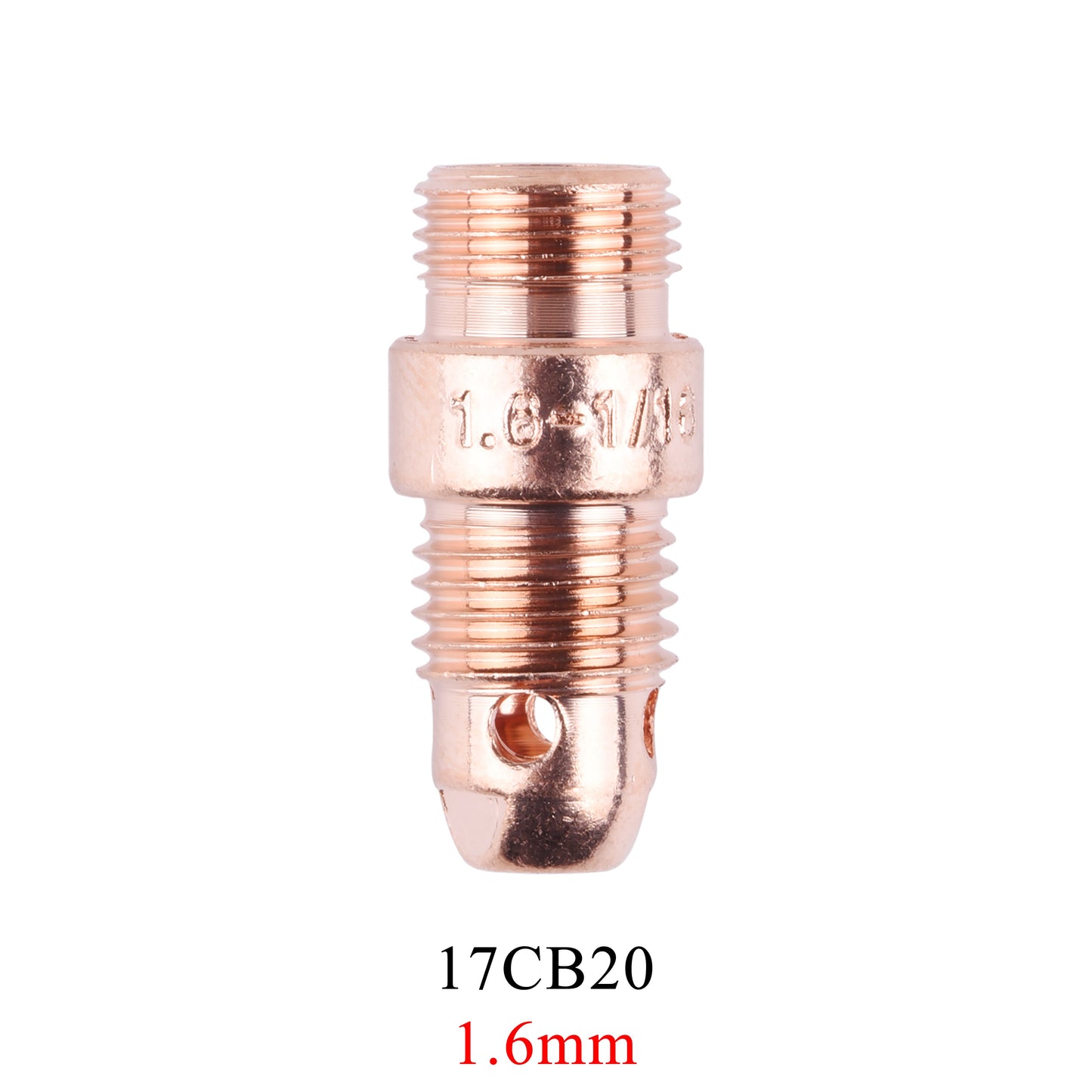 5/10Pcs 1.0/1.6/2.4/3.2mm TIG Collet body Stubby 17CB20 For TIG WP17/18/26 Welding Torch Accessories - KiwisLove